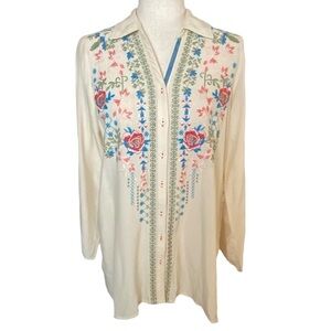 Women’s embroidery button down long sleeve county rodeo western